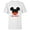White, variant on Disney Mickey Mouse Red Shorts Icon Big Bro Brother Family- Short Sleeve T-Shirt for Kids - Customized-White