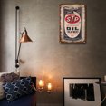 thumbnail image 2 of Placa Metal Vintage STP Gasolina Pintura Hierro Rectangular Arte La Pared 20x30cm, 2 of 9