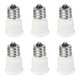 thumbnail image 1 of Paquete de 6 adaptadores de bombillas E12 a E14 blancas, portalámparas LED, adaptador de lámpara, cambiador de casquillo Boris p20241126131, 1 of 5