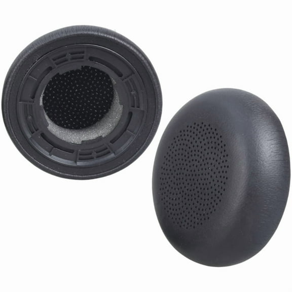 1Pair Earpads Leather Ear Pad Ear Cushions Cover Memory Foam Earmuffs for Yealink WH64 YHS36 WH62 WH66 Headsets