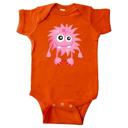 

Inktastic Furry Monster Little Monster Pink Monster Gift Baby Boy or Baby Girl Bodysuit