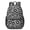 White and Gray, variant on White and Black Leopard Print 17" School Backpacks for Teens,Waterproof Oxford Fabric,S-Shape Padded Straps for School,Travel,Hiking,Camping