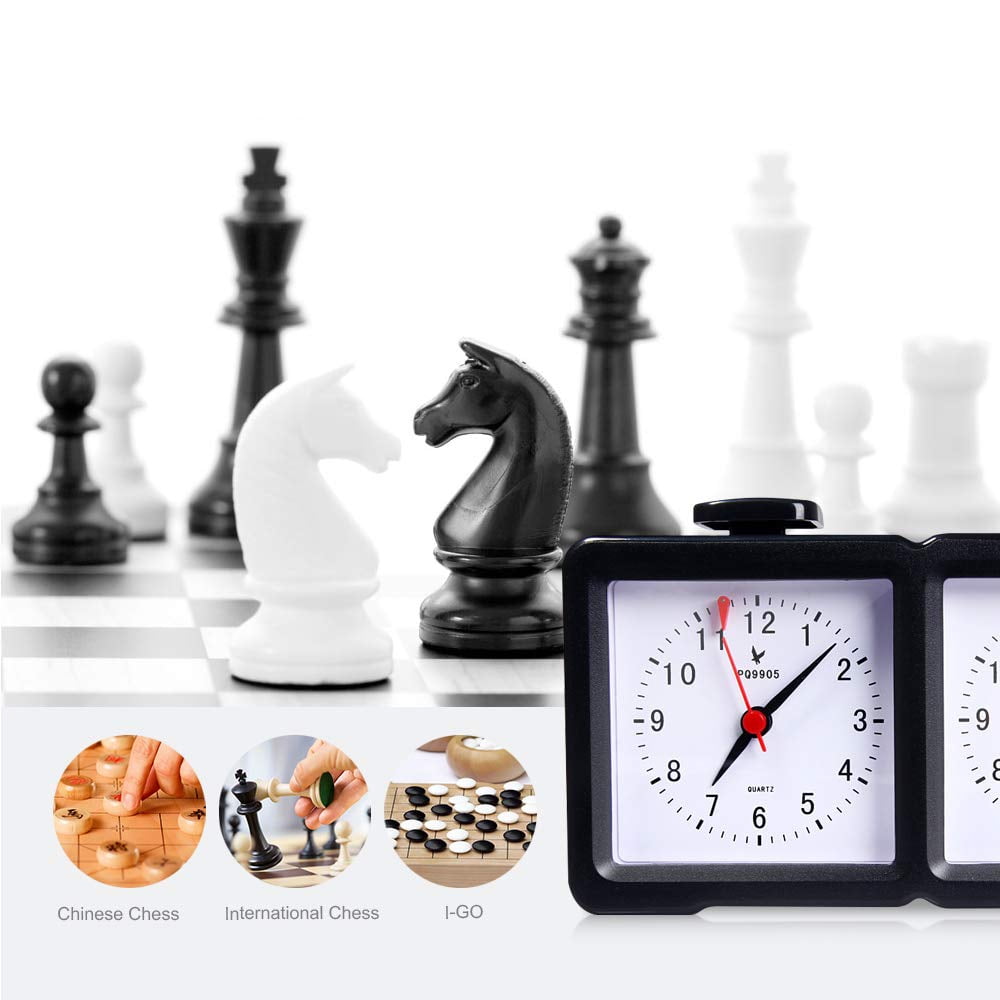 Quartz Chess Clock for Board Game Chess Competition Count Up Down Timer Clock 