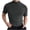 Gray, variant on Workout Shirts for Men Cotton,Mens T Shirt Short Sleeve Basic Mock Turtleneck Slim Fit Undershirt Pullover Thermal Solid Tops