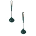 thumbnail image 1 of Oleegame 2PC Stainless Steel Cutlery Set Silicone Cookware Kitchen Utensil Set Kitchen Tool Spoon Shovel Spoon, 1 of 2