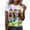 *12-Multicolor, variant on Women's Horse Racing Print Short Sleeve T-Shirt, Ladies' Watercolor Equestrian Graphic Tee, Casual Crew Neck Kentucky Derby Top For Women,Multicolor,S-5XL