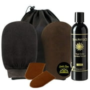 Tan Physics True Color Tanner 8 oz w/ FREE Face and Body and Tanning Mitts by Sans-Sun