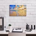 thumbnail image 3 of Epic Graffiti 'Golden Hour Aruba' by Mark A Paulda, Canvas Wall Art, 18"x12", 3 of 8