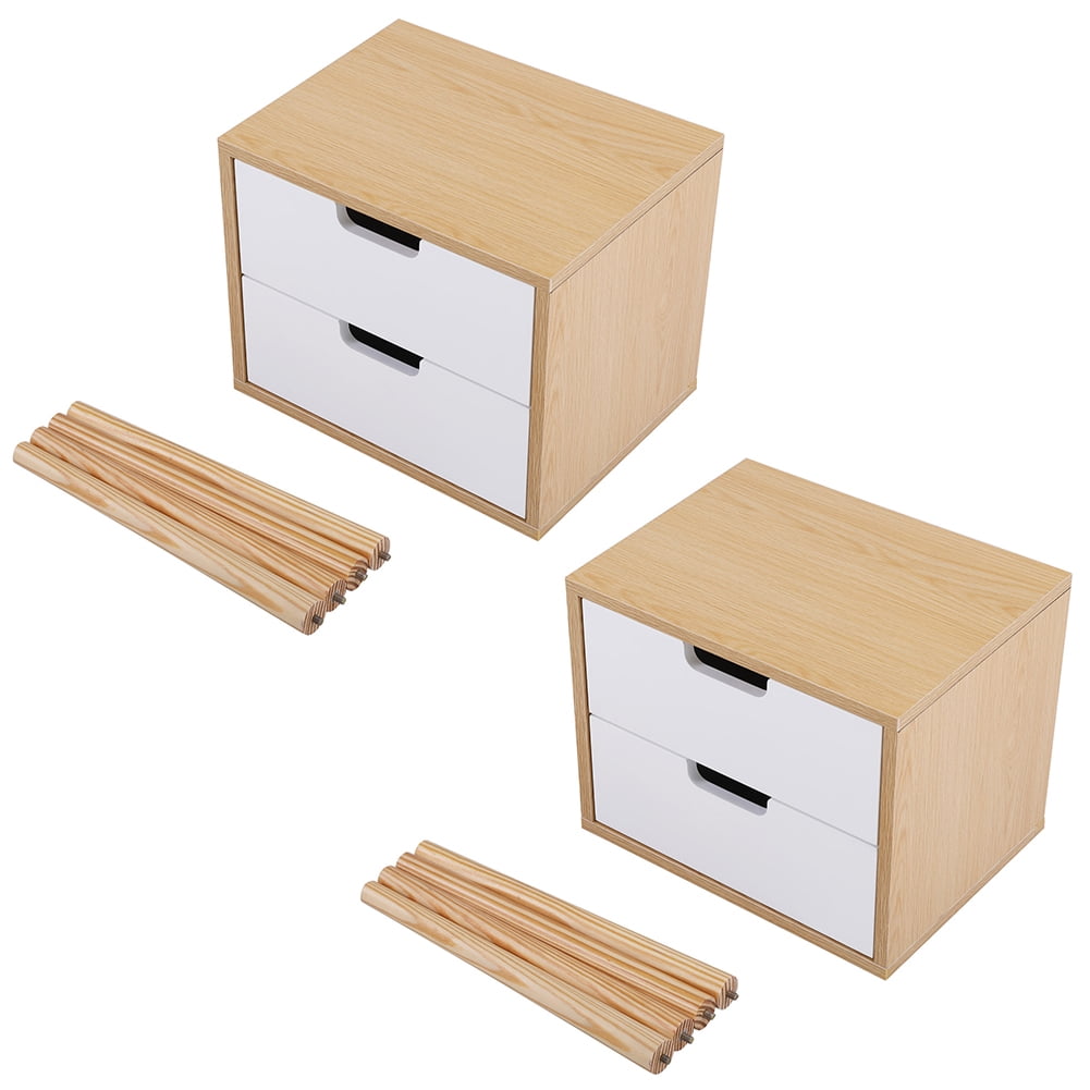 Kadyn Accent Tables for Living Room, End Side Table for Sofa Couch, Storage Cabinet with 2 Drawer and Solid Wood Legs for Bedroom - Set of 2 Kadyn Accent Tables for Living Room, End Side Table for Sofa Couch, Storage Cabinet with 2 Drawer and Solid Wood Legs for Bedroom - Set of 2