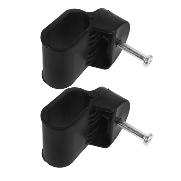 HEATSHAKING Folding Chair Connectors Black Plastic for Furniture Repair 2Pcs