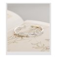 thumbnail image 5 of Elegante brazalete de plata esterlina para mujer Pulsera de bambú tamaño plateado ajustable Adecuado para mujeres, 5 of 5