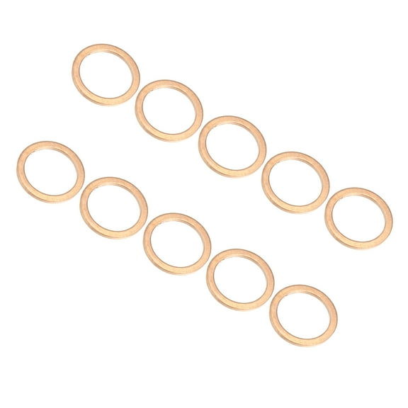 10pcs Engine Oil Crush Washers Drain Plug Gaskets 20x26x1.5mm 0.79''x1.02''x0.06'' for Auto Car