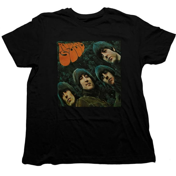 The Beatles Unisex T-Shirt Rubber Soul Album Cover (Small)