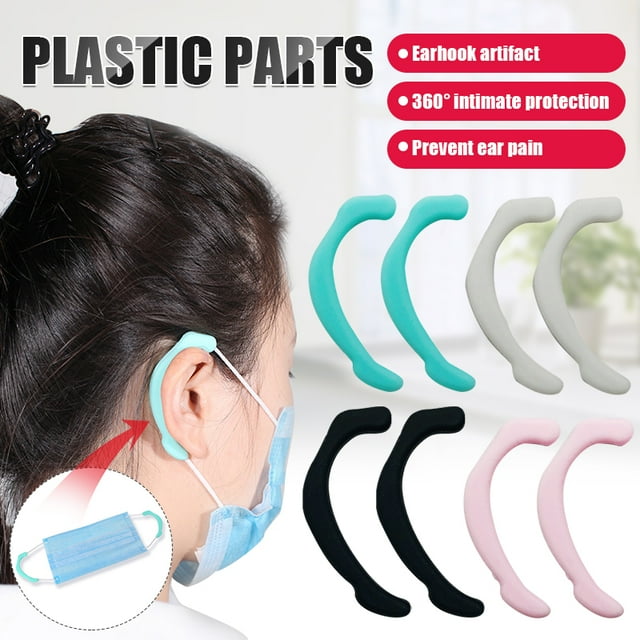 Soft Silicone Earhook Anti-learning Anti-pain Non-visible Earmuffs Recycling Ear Protection Ear Protection Artifact
