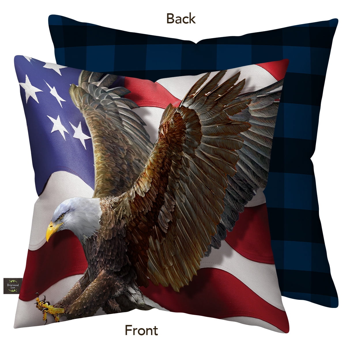 Briarwood Lane Everday Indoor/Outdoor Pillow 17x17 American Freedom Eagle For Everday Pillow