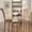 Peat, variant on iNSPIRE Q Alamosa Traditional Cherry Finish Velvet Parson Chair, Grey (Set of 2)