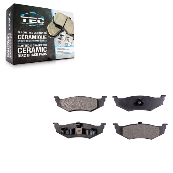 TEC Rear Ceramic Disc Brake Pads TEC-641 for Car Chrysler PT Cruiser Sebring Dodge Neon Intrepid Concorde 300M Cirrus Plymouth LHS Stratus Breeze LeBaron Eagle Vision Spirit New Yorker Acclaim
