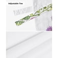 thumbnail image 6 of Spring Flower Daisy Butterfly Short Window Curtain Adjustable Tie Up Valance for Living Room Kitchen Window Drapes, 6 of 6