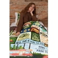 thumbnail image 6 of Yibo I Just Freaking Love Camping Ok? Fleece Flannel Gift Blanket Lightweight Soft Throw Blanket Cute Cozy Blanket for Bed Couch Travel Outdoor for Adult, 6 of 7