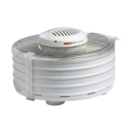 Nesco Food Dehydrator FD-37 - 400 Watts, 4 Trays, Dishwasher Safe Parts - White