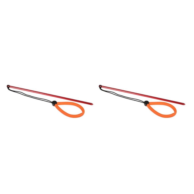 Guardoinrt Diving Stick Wrist Strap Multi-color Pointer Dive Rod Underwater Sport Snorkeling Accessories Wide Application Red 2Set