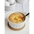 thumbnail image 6 of Ramekins 12 OZ Oven Safe, Ceramic Souffle Dishes for Oven, Custard Cups, Creme Brulee Dishes, Porcelain Large Ramekins, Pudding Ramiken, Dipping Sauces, Set of 6, White, 6 of 7