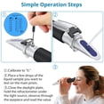 thumbnail image 5 of 【Refractómetro de salinidad】Este comprobador de salinidad se utiliza para medir la salinidad de la salmuera/agua de mar, monitorear y controlar la concentración de agua salada., 5 of 5