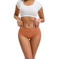 thumbnail image 3 of INNERSY Seamless High Waist Briefs Underwear for Women Soft No Show Panties 4 Pack(2XL,Warm Mix), 3 of 9