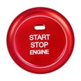 thumbnail image 5 of Worgeous Red Aluminum Alloy Car Ignition Button Decorative Ring for Start Stop Cover Fits Most Vehicles 1 Set, 5 of 8