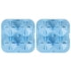 thumbnail image 5 of Bandejas de cubitos de hielo de silicona reutilizables de 4 orificios de color azul para uso en el hogar, la oficina y el bar: crea cubitos de hielo únicos, 5 of 8