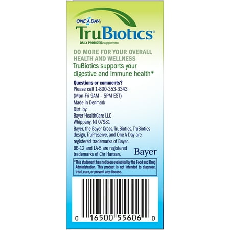TruBiotics Daily Probiotic Supplement Capsules 45 Capsules (Pack of 4)