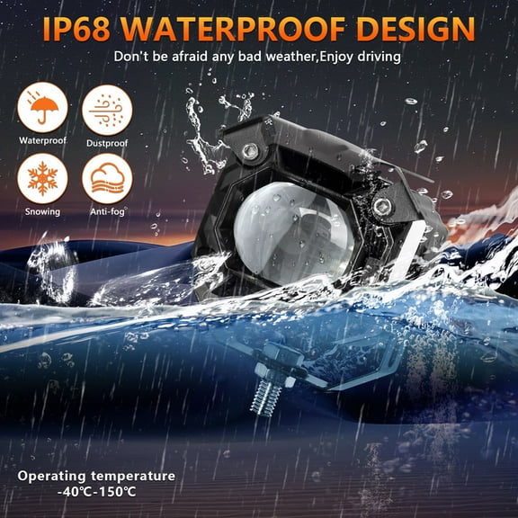 Motorcycle Auxiliary Lights,Atv Utv Kit Atv 6000lm 6 Modes Waterproof 1 Pcs Utv Suv Mount Kit Auxiliary With 6 Modes With Mount Pcs 60w Waterproof Auxiliary 60w 6000lm Suv Boat Led