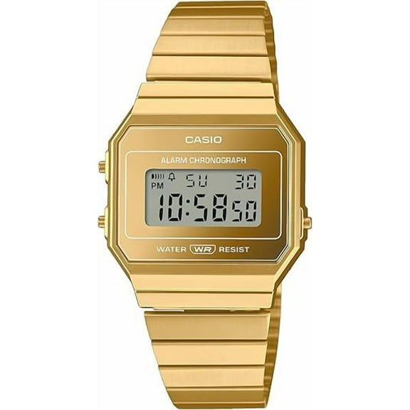 Casio Vintage Retro Modern Gold Watch A700WEVG-9AV