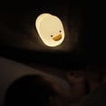 thumbnail image 3 of 1 lámpara de noche, lámpara de noche de pato mudo, linda lámpara de silicona con tacto de mascota de dibujos animados lindo, lámpara de noche de noche para niños con ambiente para dormir, lámpara de JAMW Sencillez, 3 of 5