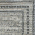 thumbnail image 2 of 2' x 8' Grey Bordered Runner Rug, 2 of 4
