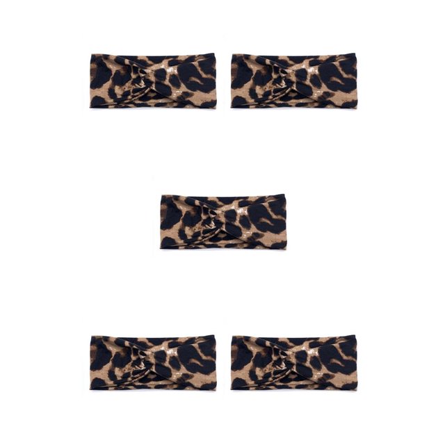 Minnieouse Diadema de ganchillo, banda para la cabeza deportiva, banda para el sudor ajustable, accesorios antideslizantes para peinados, estampado de Type2 NO2 Minnieouse CBP376903