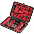 thumbnail image 1 of Black Stainless Steel Manicure Tool Beauty Set 18Pcs Set Nail Clipper Nail Clipper Manicure Manicure Set, 1 of 6