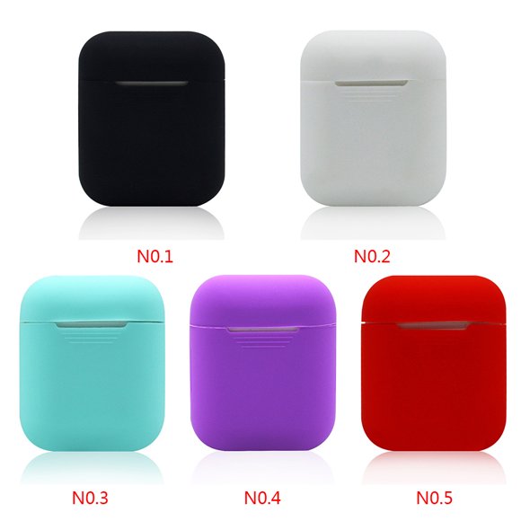 Étui d'Écouteurs Sans Fil Bluetooth en Silicone Antichoc; Housse de Protection pour Boîtier de Chargement, Housse de Protection de Remplacement pour Airpods