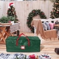 thumbnail image 5 of chaungfeng Christmas Tree Storage Bag - Fits Up to 7.5 ft Holiday Xmas Disassembled Trees with Durable Reinforced Handles & Dual Zipper - Waterproof Material (Green), 5 of 5