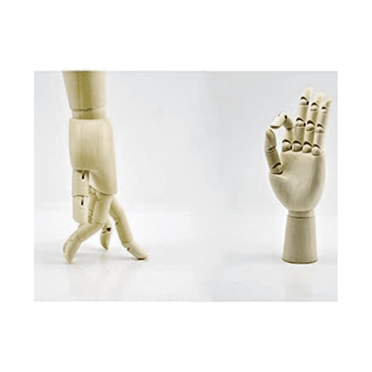 Unique Hand Models Artist Hand Model 6 Pack Wooden Hand Models For Drawing - 7 Inch ...