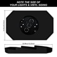 thumbnail image 2 of FUYGRCJ Plastic Siding Mounting Block Kit, Textured Siding Mounting Plate, Outdoor Light Mounting Block for 1/2inch Lap Double and 4inch Height Siding, 2 of 10