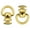 kGolden, variant on Set Of 2 Multipurpose D Rings Studs Rivets Leather Collar Belt Handbag Jeans Repair Rivets