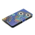 thumbnail image 5 of Allytech Galaxy S21 Case, Embossed Colorful Pattern Folio Flip PU Leather Folding Stand Impact Resistant Drop Protection Shockproof Cards Slots Wallet Case Cover for Samsung Galaxy S21, Owl, 5 of 7