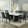 thumbnail image 2 of Camila Rectangle Dining Set 7pc - Silver Chairs, 2 of 4