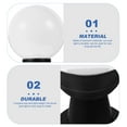 thumbnail image 4 of Outdoor Column Lights, Fence Pedestal Post Lamp Outdoor Vintage LED Globe Pillar Lights, Waterproof External Landscape Street Lighting Fixtures, 4 of 9