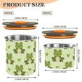 thumbnail image 3 of Frogs Hearts Airtight Coffee Bean Canister 30oz Food Storage Containers with Lids For Gournd, Tea, Sugar, Flour, Rice, Cereal, Candy Cookie Jar, 3 of 8