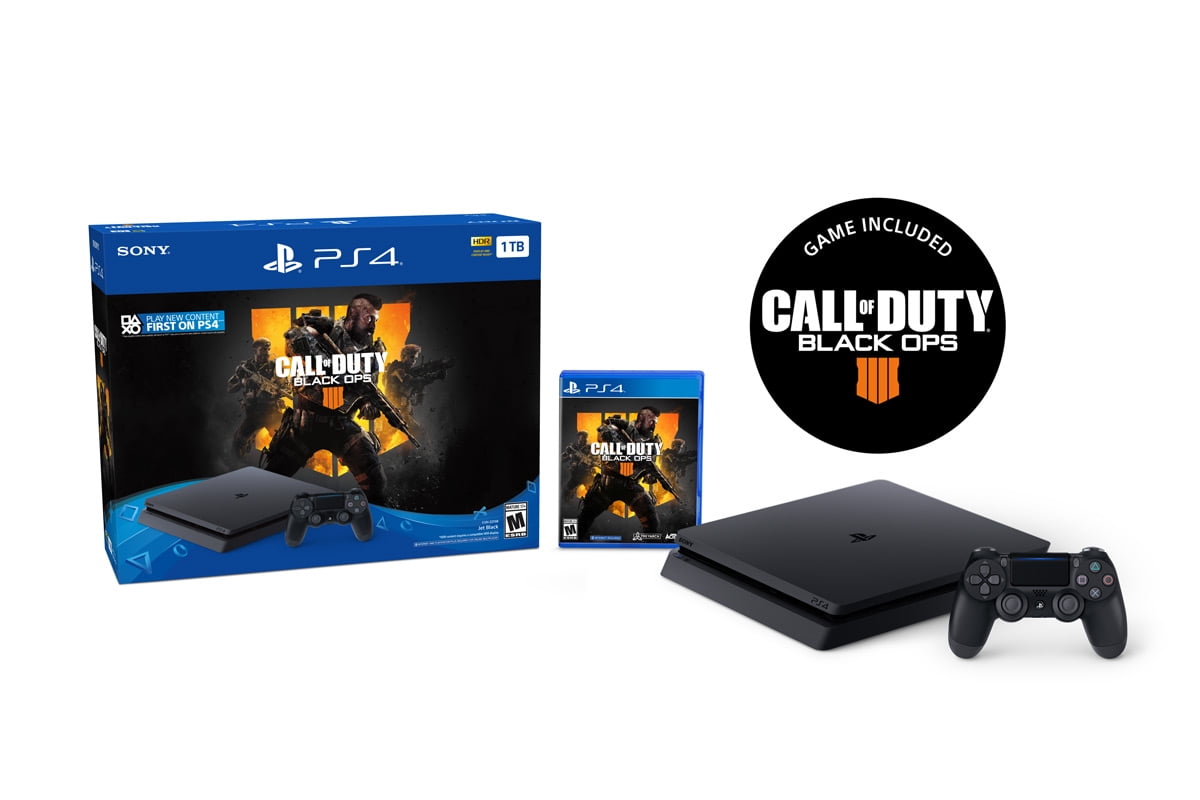 ps4 slim 1tb call of duty black ops 4