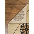 thumbnail image 3 of Linon Home Décor Elegance Area Rug Collection, Beige and Brown, 5' x 7.25', 3 of 6