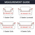 thumbnail image 3 of Dowbom Sofa Cover Printed,Super Stretch Sofa Slipcover for 1 2 3 4 Seater Furniture Protector Universal Non-slip Washable Elastic Couch Cover with 2 Pillowcase-S(90-140cm)-H, 3 of 8