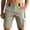 16# Khaki, variant on Men Cargo Shorts Casual Athletic Lightweight Stretch Waist Shorts Wide Leg Bermuda Pants with Multi Pockets 16# Black 3XL